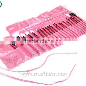 22pcs Synthetic Hair Pink Tip Makeup Brush Set With Storage Bag photo-5