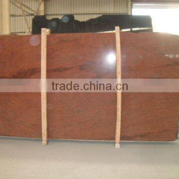 red granite slabs