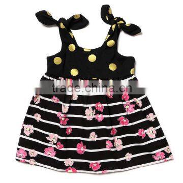 2016 Comfortable yiwu baby clothing 100% cotton pictures of fashionable dresses