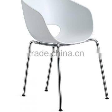 Shell chair Plastic Leisure Chair waiting chair for dining room or restaurant cafe