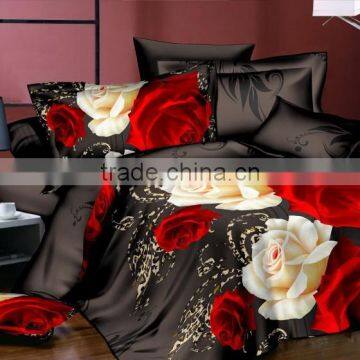 100% polyester twill 3D reactive printing ,100% polyester bedsheet textiles fabric