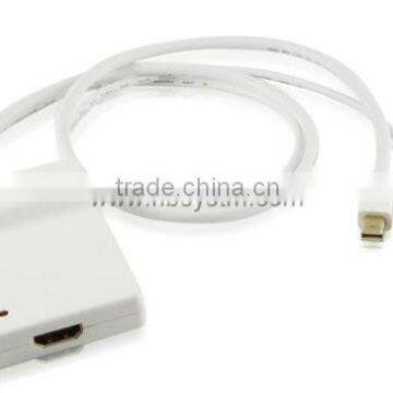 Mini DisplayPort & USB 2.0 Audio input and HDMI output