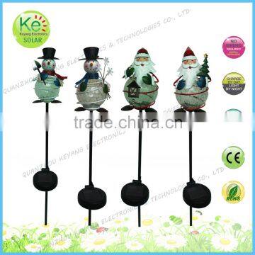 Christmas man led solar light for garden decoration gift