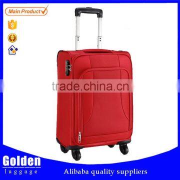 Popular red color fashion EVA trolley luggage