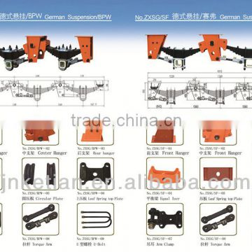 Semi trailer parts front hanger suspension parts