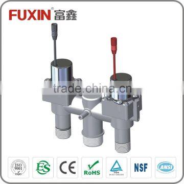 popular smart toilet water sanitary solenoid valve one input two output magnetic valve 12v