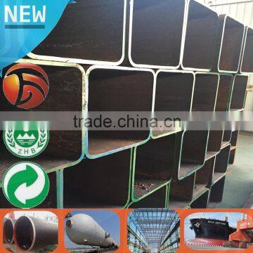 square steel tubing price square steel tube making machine 125x80x8 of square steel tube