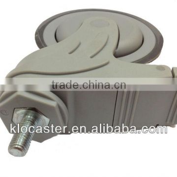 All-plastic medical swivel caster wheels 125mm