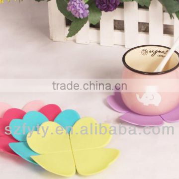 2014 hot sale factory price silicone cup coaster