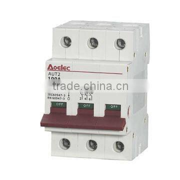 AUT2 din rail mounting Semko certificate 20A Isolator Switch