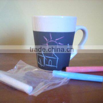 ceramic MUG with color chalk