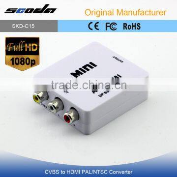 Mini AV to HDMI Converter 3 RCA