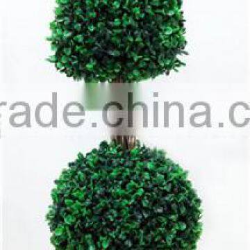 36'' artificial boxwood topiary tree