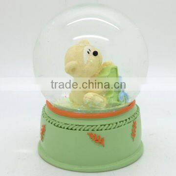 popular best sell resin crafts custom water globe