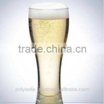 Wholesale Plastic Polycarbonate Pilsner 350mL Beer Glass