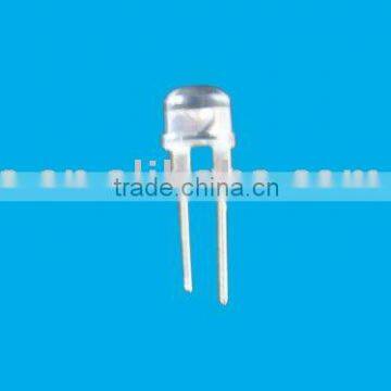 0.5W 8mm straw hat LED, DIP type,warm white color,120degree,120mA forward current,30-40lm