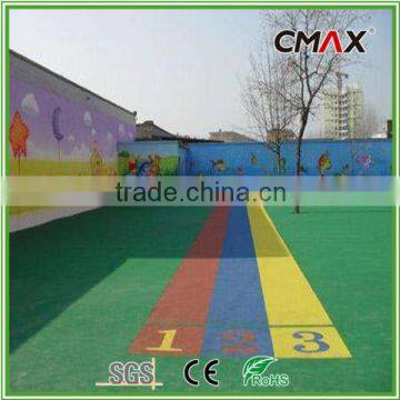 Environmental Friendly Colorful Artificial Grass for Kindergarten