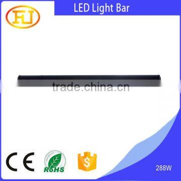 hot sale waterproof IP67 288w 43inch 24volt led light bar