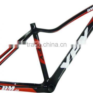 China factory price Nice looking 700c carbon fiber bike frameset