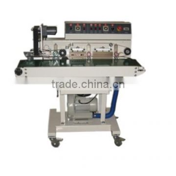 Horizontal Continuous Band Sealing Machine with Thermal transfer printer