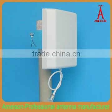 AMEISON 10 dBi Directional Wall Mount Flat Patch Panel DAS Antenna 900/1800/850/1900 quad band base antenna