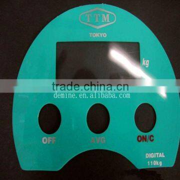 0.125-15mm membrane switch control panel/Polycarbonate silkscreen printing service