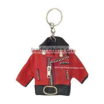 leather jacket key chain / motorbike jacket key ring/ promotional gift