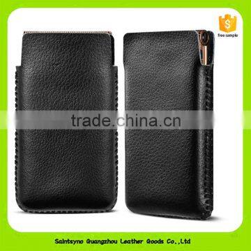 16141 Popular genuine leather mobile phone case