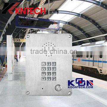 KNTECH Handsfree Emergency Phone Waterpoof Communicate Intercom Hotel Elevator Telephone photo-4