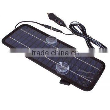 12V 4.5W Portable Power Solar Panel Battery Charger photo-3
