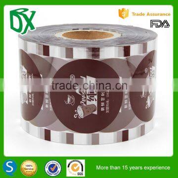 Heat Seal plastic cup sealing roll film for semi-automatic machine packing