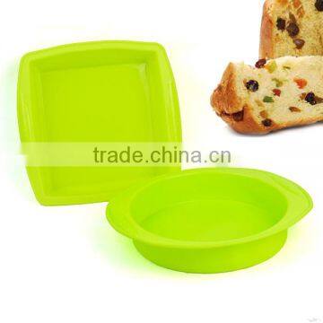 Hot sale food grade square shape silicone cake mold