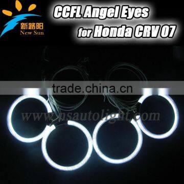 Newest arrival 12V CCFL angel eyes auto headlights drl driving lamps ccfl halo ring 105mm for Honda 2007 car headlamp