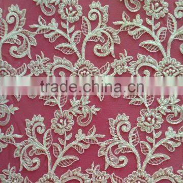 eco-friendly water soluble feature and lace product type french lace fabric