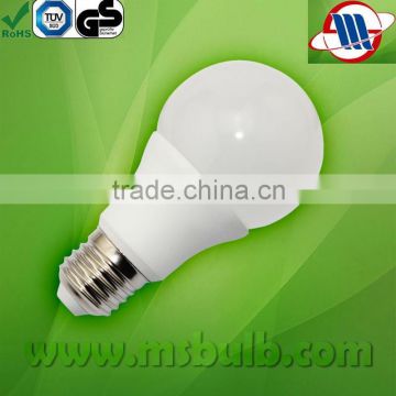 TUV SUD CE cetificate approved PC led lamp led e27, A60 led bulb light in China