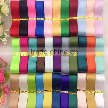 Wholesale Custom Top Quality Woven Satin Ribbon Roll, Polyester Christmas Satin Ribbon For Satin Ribbon Flowers Bow Materials photo-2