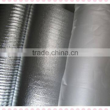 sunproof Aluminum film & PP cotton Reflective fabric,car cover fabric at factory price