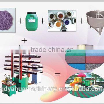 rubber tile machine