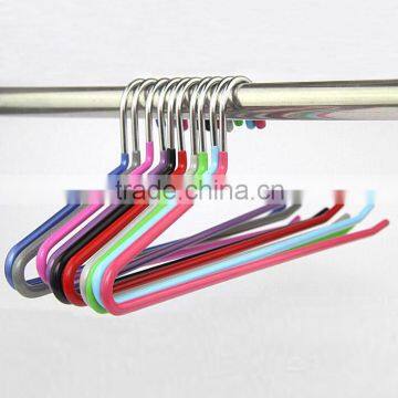 Non Slip PVC Coated Pants Hanger, Super Load Capability Tower Hanger