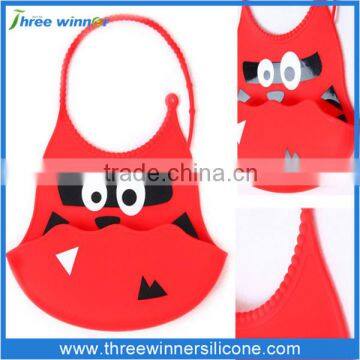 High quality waterproof custom wholesale silicone baby bib