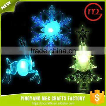 Custom new design led christmas ornaments