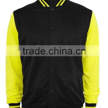 Hooded Varsity Jacket / Hooded Letterman Jacket / Hooded Baseball Jacket yellow