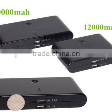 Factory 20000mAh Dual USB Mini Portable Battery Charger Power Bank For Cell Phone