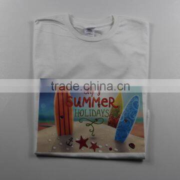 Chinese factory laser dark iron on t-shirt transfer paper/ heat press transfer paper for light color 100% cotton material