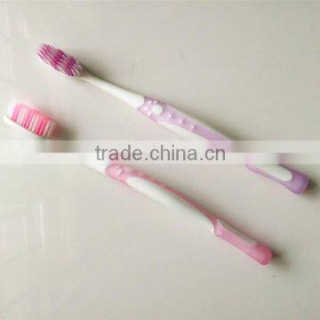 2016 new design high quality nylon bristles adult toothbrush