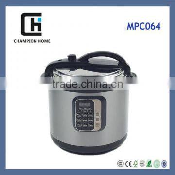 2014 New Arrival Luxury Electric Pressure Cooker With Safety Valve