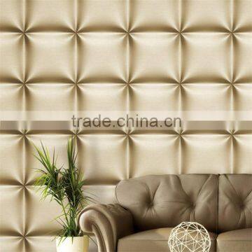 hot modern wallpaper for living room /cheap 3d paper wall decoration for sale