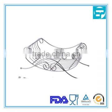 stainless steel fruit basket with foot