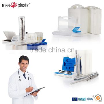 Plastic packaging boxes for medical dental oeclusal instruments