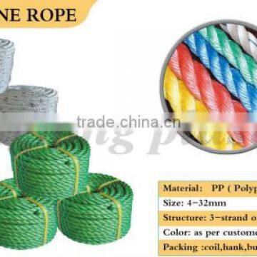 Best Supplier of Polypropylene Rope Polyethylene Rope Twisted Rope